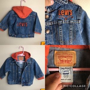 Vintage Levi’s denim jean jacket toddler